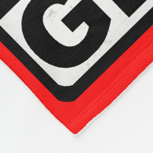 Wisconsin, deutscher Amerikaner Fleecedecke (Ecke)