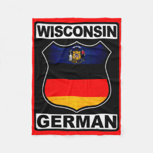 Wisconsin, deutscher Amerikaner Fleecedecke