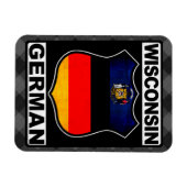 Wisconsin, Deutscher Flexi Magnet (Horizontal)