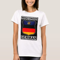 Wisconsin deutsches amerikanisches T-Shirt