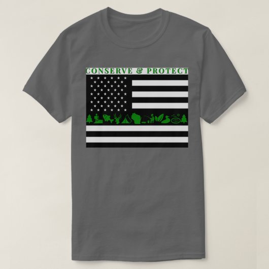 Wisconsin DNR Conservation Warden T-Shirt (Design vorne)
