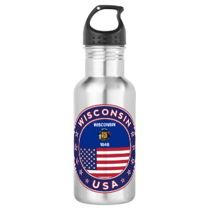 Wisconsin Edelstahlflasche