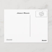 Wisconsin, ein Ort für... Postkarte (Rückseite)