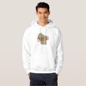 Wisconsin-Eingeborener mit Wisconsin-Karte Hoodie (Vorne ganz)