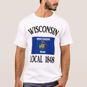 Wisconsin-Einheimisches 1848 T-Shirt