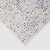 Wisconsin-Fahrrad-Straßenkarte 2 Seidenpapier (Ausschnitt)