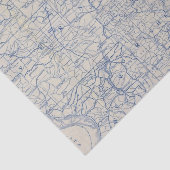 Wisconsin-Fahrrad-Straßenkarte Seidenpapier (Ausschnitt)