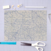 Wisconsin-Fahrrad-Straßenkarte Seidenpapier (Handwerk)