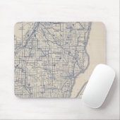 Wisconsin Fahrradweg 2 Mousepad (Mit Mouse)