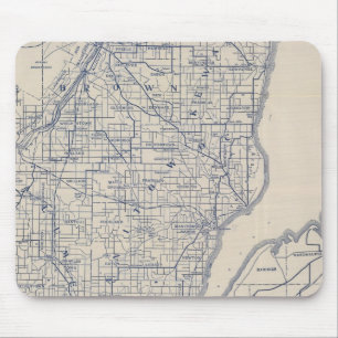 Wisconsin Fahrradweg 2 Mousepad