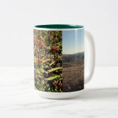 Wisconsin Fall Wildblume und Field Coffee Tasse (VorderseiteRechts)