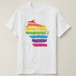 Wisconsin-Farbanschläge T-Shirt