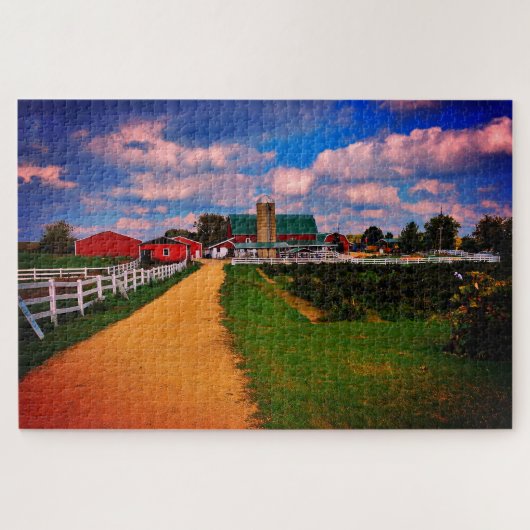 Wisconsin Farm Puzzle (Horizontal)