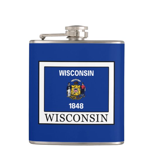 Wisconsin Flachmann (Vorderseite)