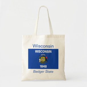 Wisconsin Flag Bag Tragetasche
