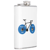 Wisconsin Flag Cycling Flachmann (Rechts)