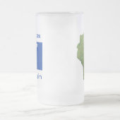 Wisconsin Flag Map City Tasse (Mittel)