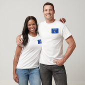 Wisconsin Flag + Map T - Shirts (Unisex)