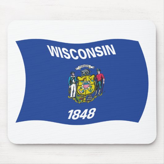 Wisconsin Flag Mousepad (Vorne)
