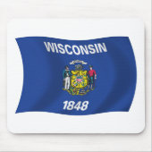 Wisconsin Flag Mousepad (Vorne)