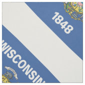 WISCONSIN-Flag Stoff (Muster)
