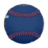 Wisconsin-Flagge Baseball (Rückseite)