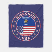 Wisconsin Fleecedecke (Vorderseite)