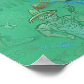 Wisconsin Fun Map Poster (Ecke)