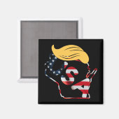 Wisconsin für Trump Magnet (Vorderseite/Rückseite)