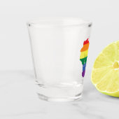 Wisconsin-Gay Pride| Karte der Zuhause Schnapsglas (Links)