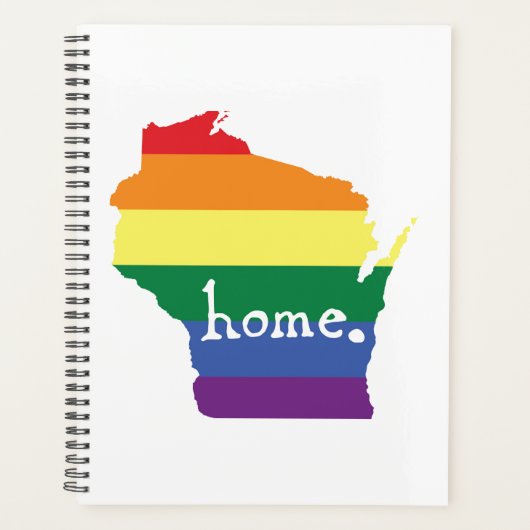Wisconsin Gay Pride | Karte des Zuhause Planer (Vorderseite)