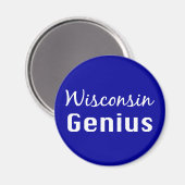 Wisconsin Genius Geschenke Magnet (Vorderseite/Rückseite)