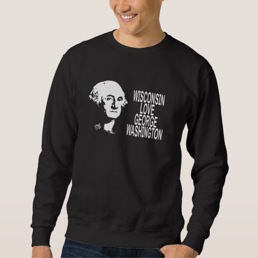 Wisconsin George Washington Sweatshirt (Vorderseite)