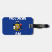 Wisconsin Gepäckanhänger (Rückseite horizontal)