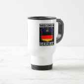 Wisconsin German American Travel Cup Reisebecher (VorderseiteRechts)