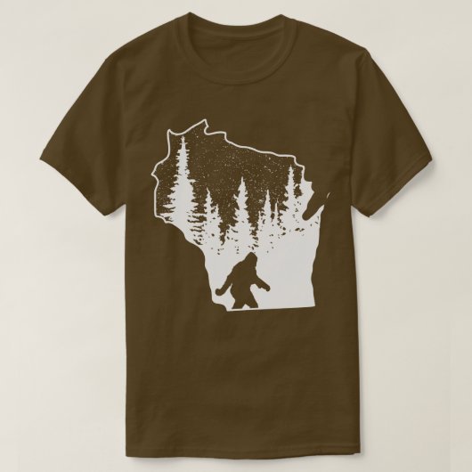 Wisconsin Geschenke T-Shirt (Design vorne)