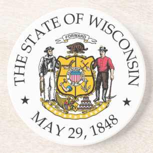 Wisconsin Getränkeuntersetzer