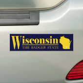 Wisconsin Gold Autoaufkleber (Auf Auto)