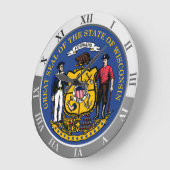 Wisconsin Große Wanduhr (Winkel)