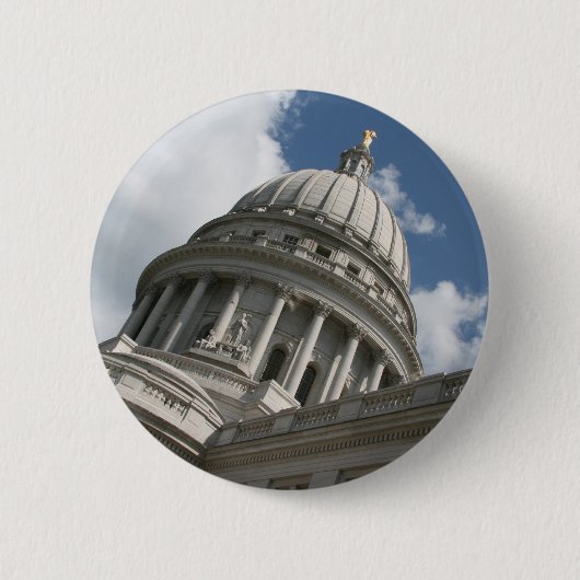 Wisconsin-Hauptstadt Button (Vorderseite)