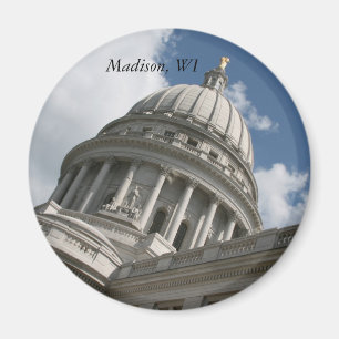 Wisconsin Hauptstadt Magnet