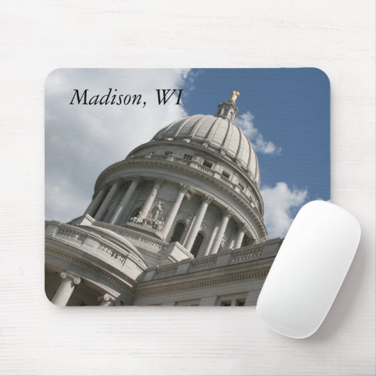 Wisconsin Hauptstadt Mousepad (Mit Mouse)