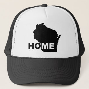 Wisconsin Heimweg von State Ball Cap Hut Truckerkappe