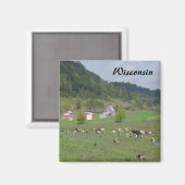 Wisconsin Hills Magnet (Vorderseite/Rückseite)
