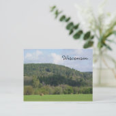 Wisconsin Hills Postkarte (Stehend Vorderseite)