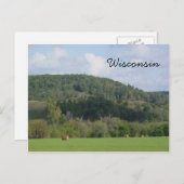 Wisconsin Hills Postkarte (Vorne/Hinten)
