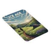 Wisconsin Ice Age National Landschaftlich Trail Magnet (Rechte Seite)