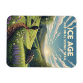 Wisconsin Ice Age National Landschaftlich Trail Magnet (Horizontal)