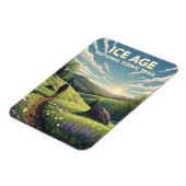 Wisconsin Ice Age National Landschaftlich Trail Magnet (Linke Seite)