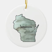 Wisconsin Illustration Painting Keramik Orname Ornament (Vorne)